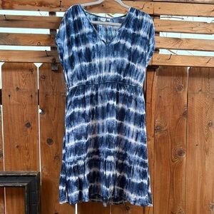 GAP Blue and White Casual Dress